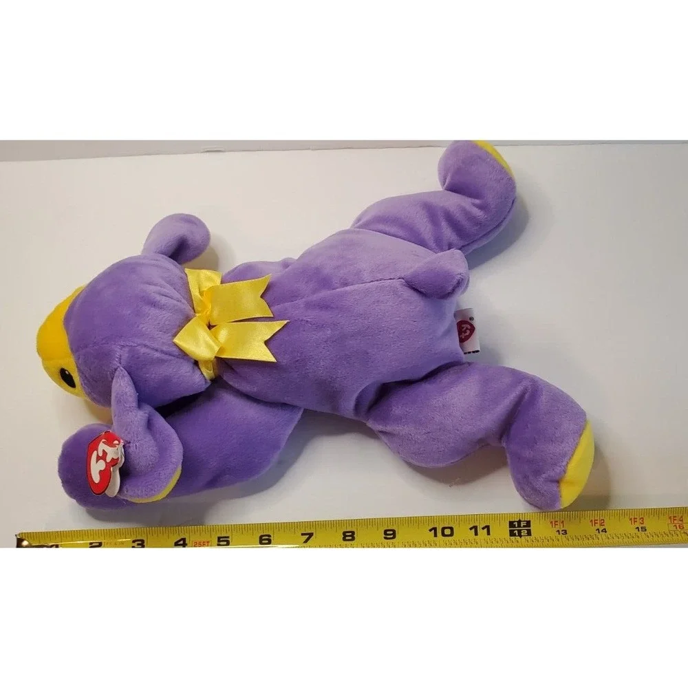 TY BABA Purple Lamb Plush Easter Spring Yellow Sheep Toy Stuffed Animal 14